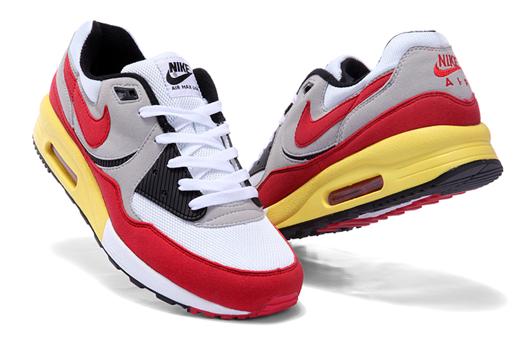 New Men'S Nike Air Max Black/White/Red/Yellow